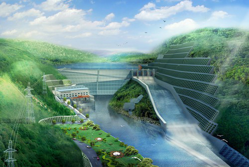 万年老挝南塔河1号水电站项目